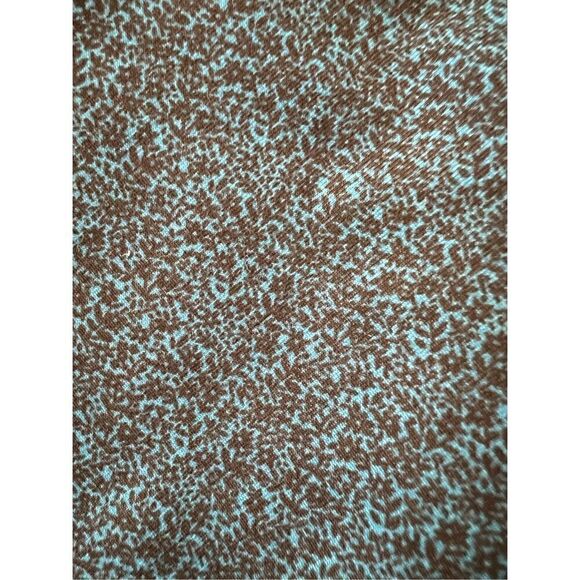 International Report Black Blue Micro Floral Print Long Sleeve Button Down Mediu - Picture 4 of 8